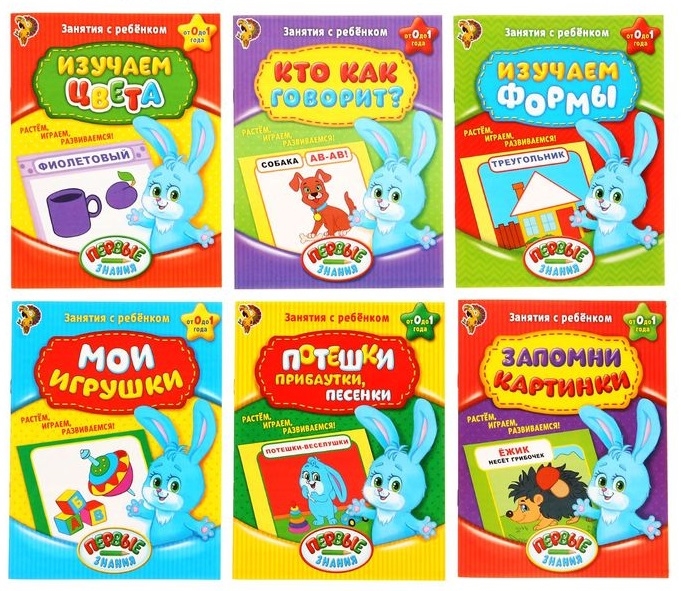 

Обучающие книги Полный годовой курс Занятия с ребенком от 0 до 1 года Комплект из 6 книг
