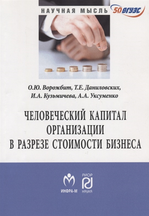 

Человеческий капитал организации в разрезе оценки стоимости бизнеса Монография