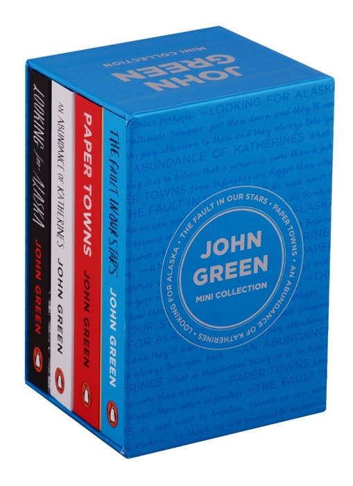 John Green Mini Collection комплект из 4 книг