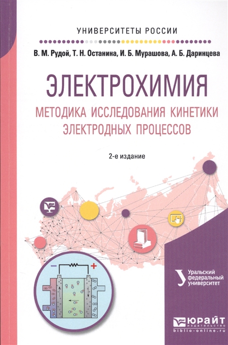 

Электрохимия Методика исследования кинетики электродных процессов Учебное пособие