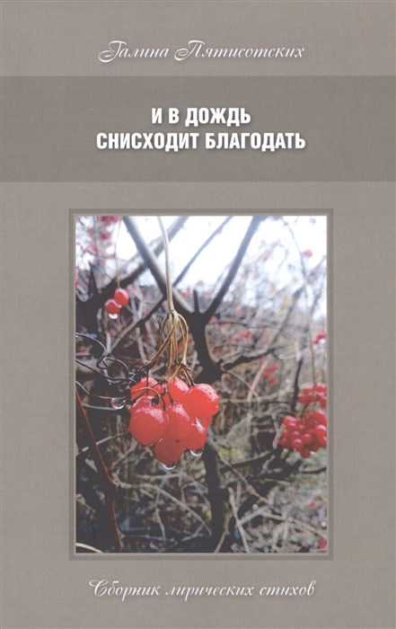 

И в дождь снисходит благодать Сборник лирических стихов