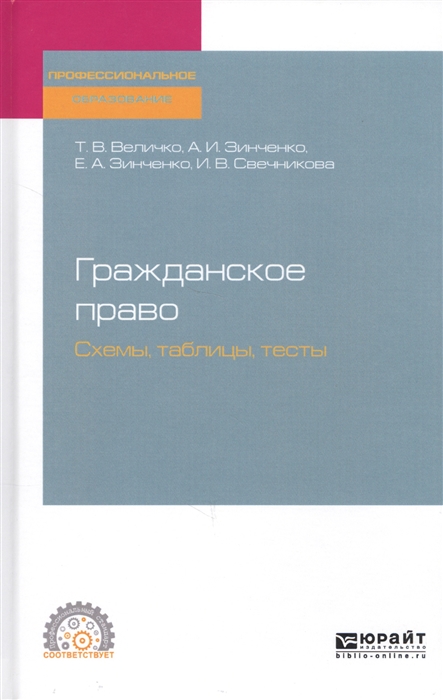 

Гражданское право Схемы таблицы тесты Учебное пособие для СПО