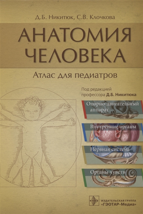 Никитюк Д., Клочкова С. Анатомия человека атлас для педиатров