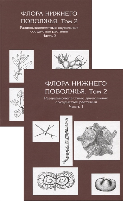 Решетникова Н. (ред.) Флора Нижнего Поволжья Том 2 В друх частях комплект из 2 книг