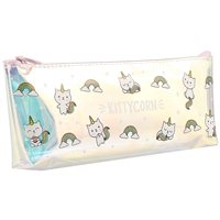 Пенал на молнии Kittycorn голография (PU) (22,5х7) (ПВХ бокс) Пенал на молнии Kittycorn голография (PU) (22,5х7) (ПВХ бокс)