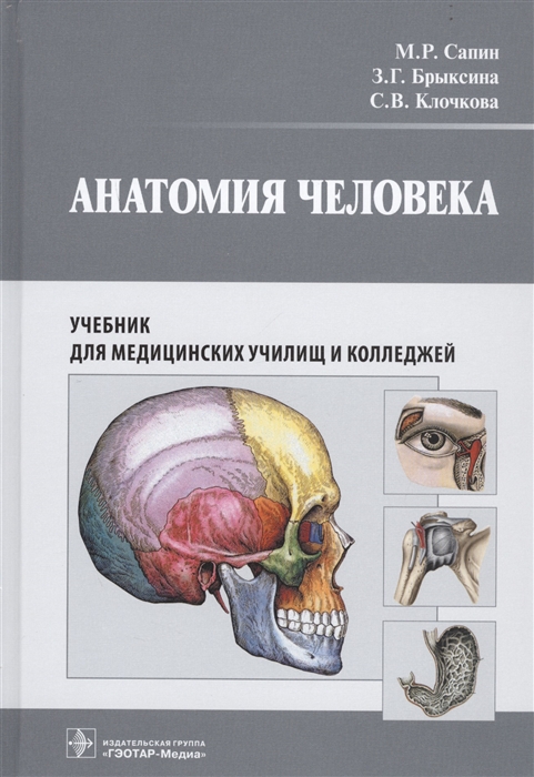 Сапин М., Брыксина З., Клочкова С. - Анатомия человека Учебник для медицинских училищ и колледжей