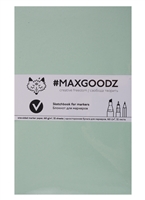 Скетчбук Maxgoodz для маркеров мятный (А5) (32л) Скетчбук Maxgoodz для маркеров мятный (А5) (32л)