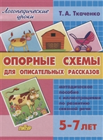 Опорные схемы для описательных рассказов. Методическое пособие с иллюстрациями по развитию связной речи (5-7 лет) Опорные схемы для описательных рассказов. Методическое пособие с иллюстрациями по развитию связной речи (5-7 лет)