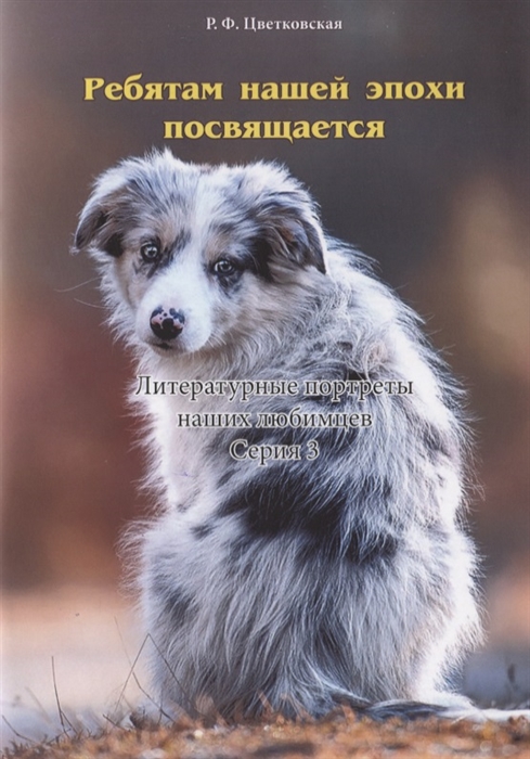 Цветковская Р. - Ребятам нашей эпохи посвящается Литературные портреты наших любимцев Серия 3