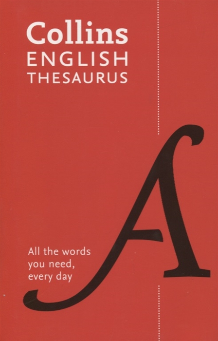 

English Paperback Thesaurus All the words you need every day