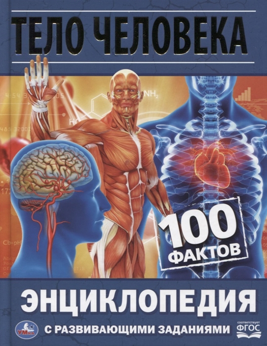 

Тело человека 100 фактов Энциклопедия с развивающими заданиями