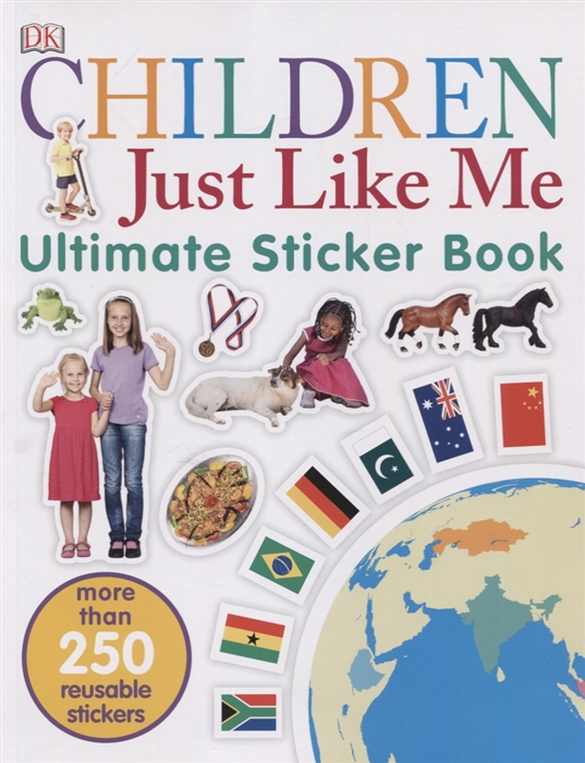 

Just Like Me Ultimate Sticker Book 250 stikers