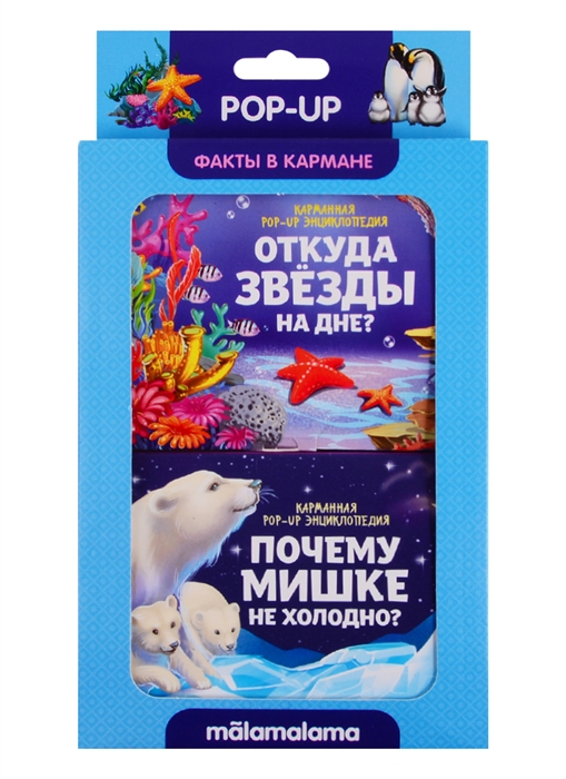 

Набор Факты в кармане Откуда звезды на дне Почему мишке не холодно