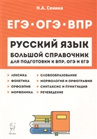 Русский язык. Большой справочник для подготовки к ВПР, ОГЭ и ЕГЭ. 5–11 классы. Справочное пособие Русский язык. Большой справочник для подготовки к ВПР, ОГЭ и ЕГЭ. 5–11 классы. Справочное пособие