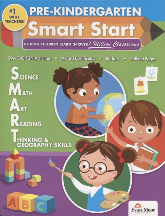 

Smart Start Science Math Art Reading Thinking Geography Skills Pre-Kindergarten