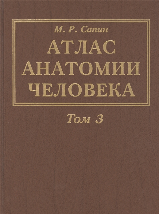Атлас анатомии человека В 3-х томах Том 3 Учение о нервной системе