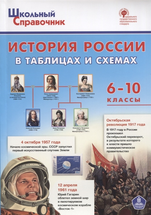 

История России в таблицах и схемах 6-10 классы