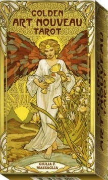 

Золотое Таро Уэйт Арт-Нуво Golden Art Nouveau Tarot 78 карт с инструкцией