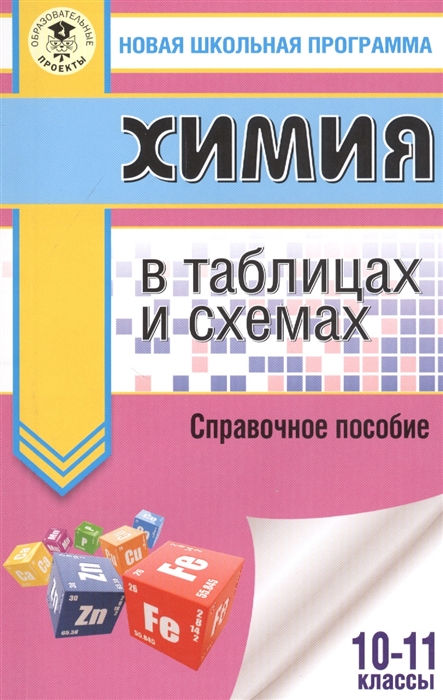 

Химия в таблицах и схемах для подготовки 10-11 класы Справочное пособие