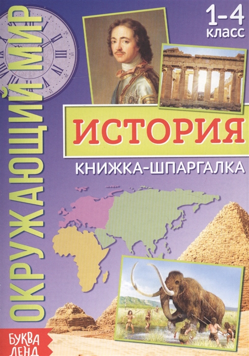 Окружающий мир История Книжка-шпаргалка для 1-4 класса