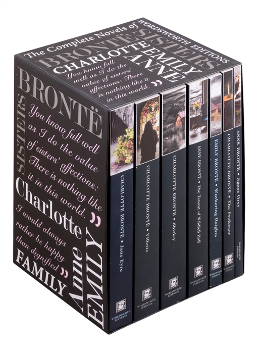 Bronte A., Bronte C., Bronte E. Complete Bronte Collection комплект из 7 книг в футляре seven sisters