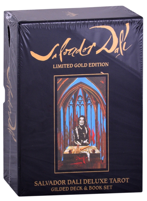 

Salvador Dali tarot Gold Edition Таро Сальвадора Дали Золотое издание 78 карт книга