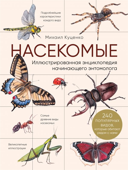 

Насекомые Иллюстрированная энциклопедия начинающего энтомолога