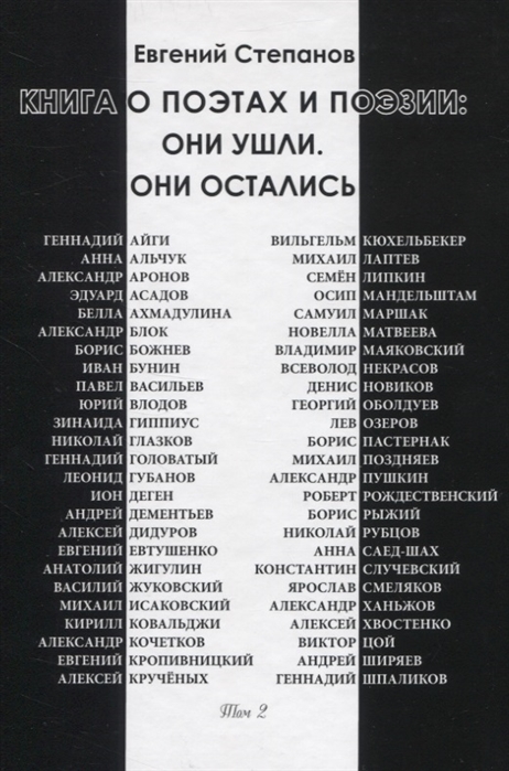

Книга о поэтах и поэзии Они ушли Они остались Том 2
