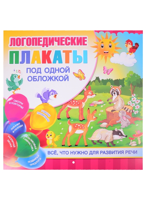 

Логопедические плакаты под одной обложкой