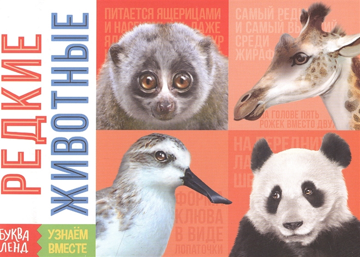 

Обучающая книга Редкие животные