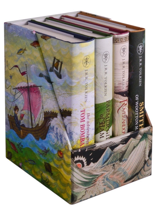 

The Tolkien Treasury the Adventures of Tom Bombadil Farmer Giles of Ham Roverandom Smith of Wootton Major комплект из 4 книг
