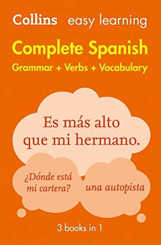 

Complete Spanish Grammar Verbs Vocabulary 3 Books in 1