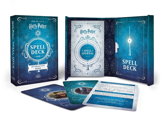 

Harry Potter Spell Deck and Interactive Book of Magic 40 карточек книга