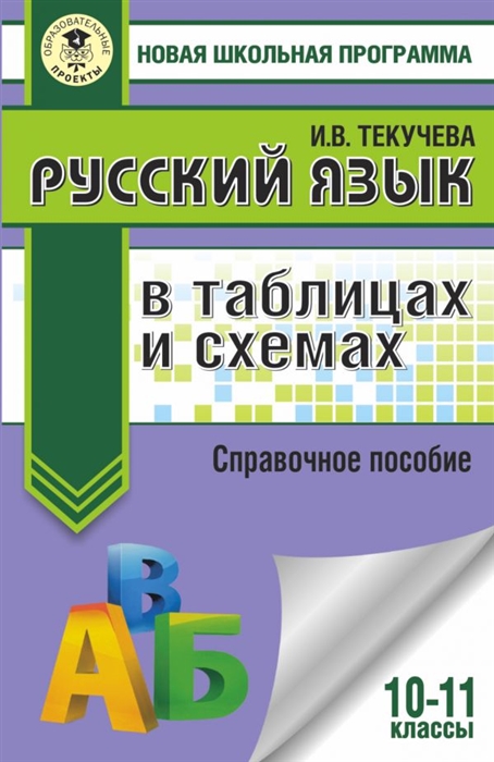 

Русский язык в таблицах и схемах 10-11 классы Справочное пособие