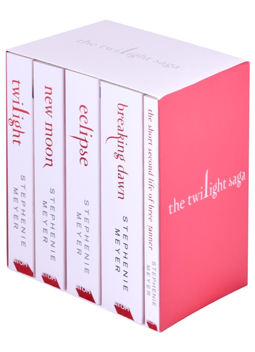 

Twilight Saga 5 Book Set White Cover комплект из 5-ти книг