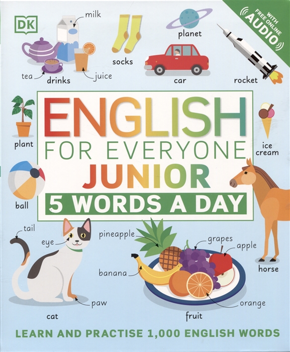 

English for Everyone Junior 5 Words a Day Learn and Practise 1000 English Words