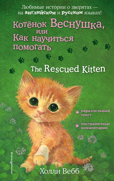 Котенок Веснушка или Как научиться помогать The Rescued Kitten