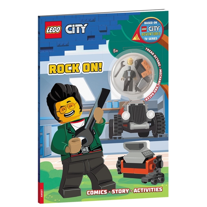 Книга с игрушкой LEGO City Вперед элементы конструктора LEGO