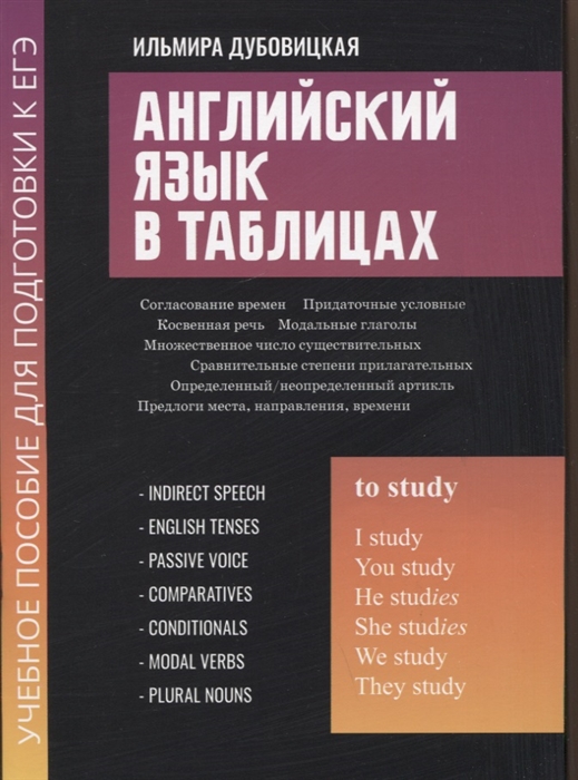 

Английский язык в таблицах Учебное пособие для подготовки к ЕГЭ