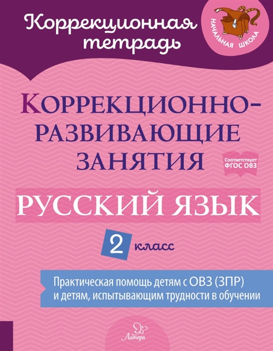 

Коррекционно-развивающие занятия Русский язык 2 класс