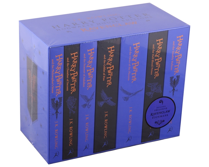 Harry Potter Ravenclaw House Editions Paperback Box Set комплект из 7 книг