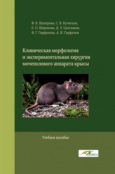

Клиническая морфология и экспериментальная хирургия мочеполового аппарата крысы