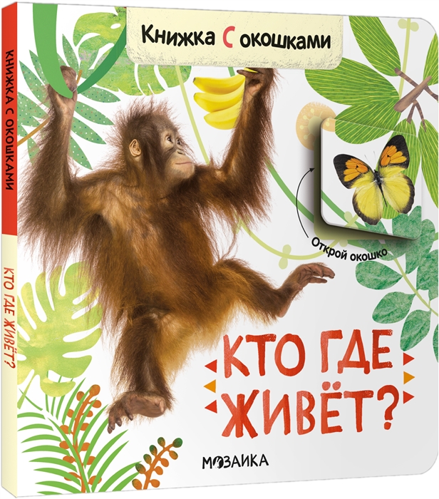 Книжки с окошками Кто где живет