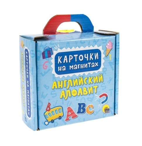 

Карточки на магнитах Английский алфавит