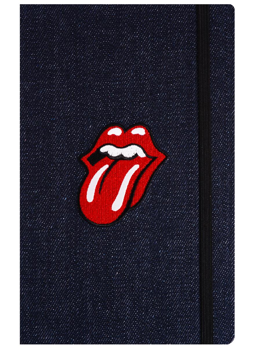 Книга для записей А5 120л лин. "Rolling Stones Large" обложка джинс, резинка, Moleskine Книга для записей А5 120л лин. "Rolling Stones Large" обложка джинс, резинка, Moleskine