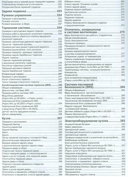 Руководство по эксплуатации mitsubishi pajero junior