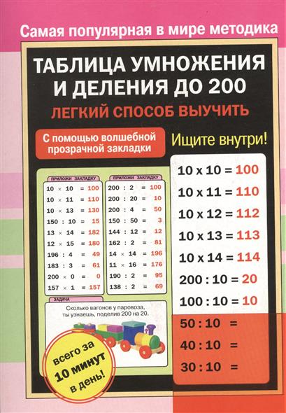 Таблица Умножения До 100