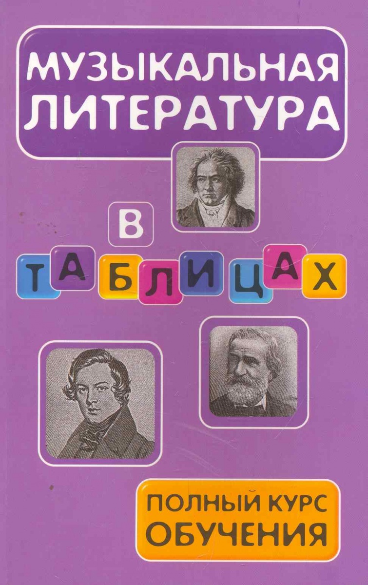 Музыкальная литература в таблицах схемах и тестах