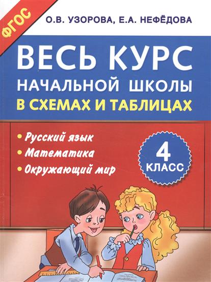 Узорова О., Нефедова Е. Весь курс начальной школы в схемах и таблицах. 4-й класс. Русский язык. Математика. Окружающий мир цена Узорова О., Нефедова Е. Весь курс начальной школы в схемах и таблицах. 4-й класс. Русский язык. Математика. Окружающий мир цены онлайн